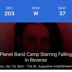  Falling In Reverse 3 Tickets  