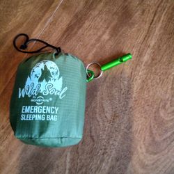 Wild Soul Emergency Sleeping Bag With Whistle 