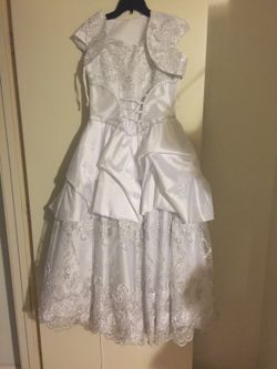 Formal white girl dress