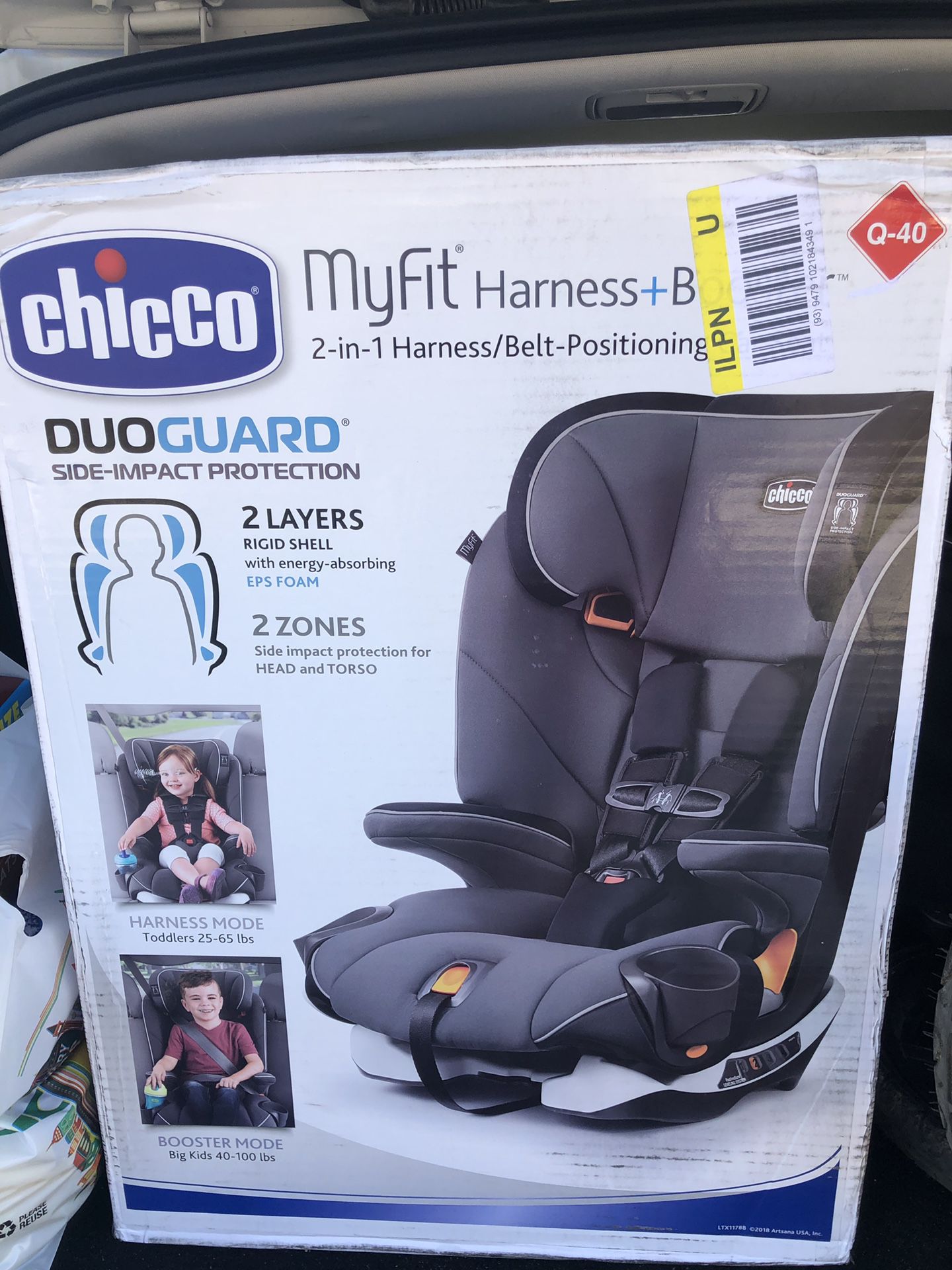 Chicco myfit car seat
