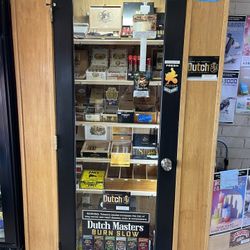 Cigar Cabinet With Humidifier (No Cigars Included) 