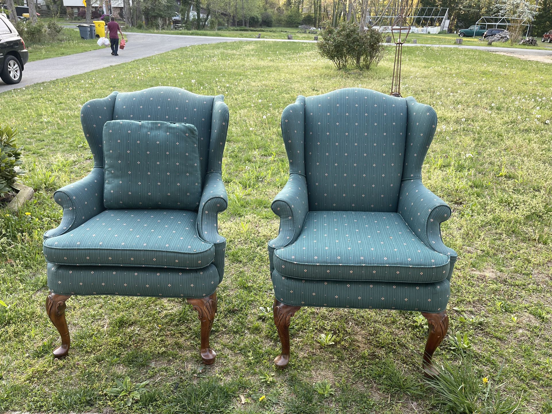 Wingback Chair Both For $250