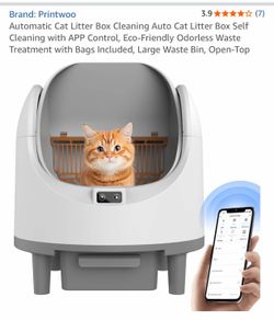 Auto Cleaning Cat Liter Box