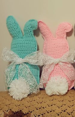 Crochet bunnies $10