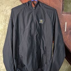 Size Small Black Windbreaker