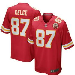 NEW! Travis Kelce Kansas City Chiefs  Game Jersey - Red
XL