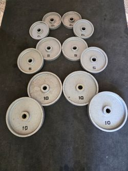 70lb Deep Dish Style Standard 1inch Weight Plate Set