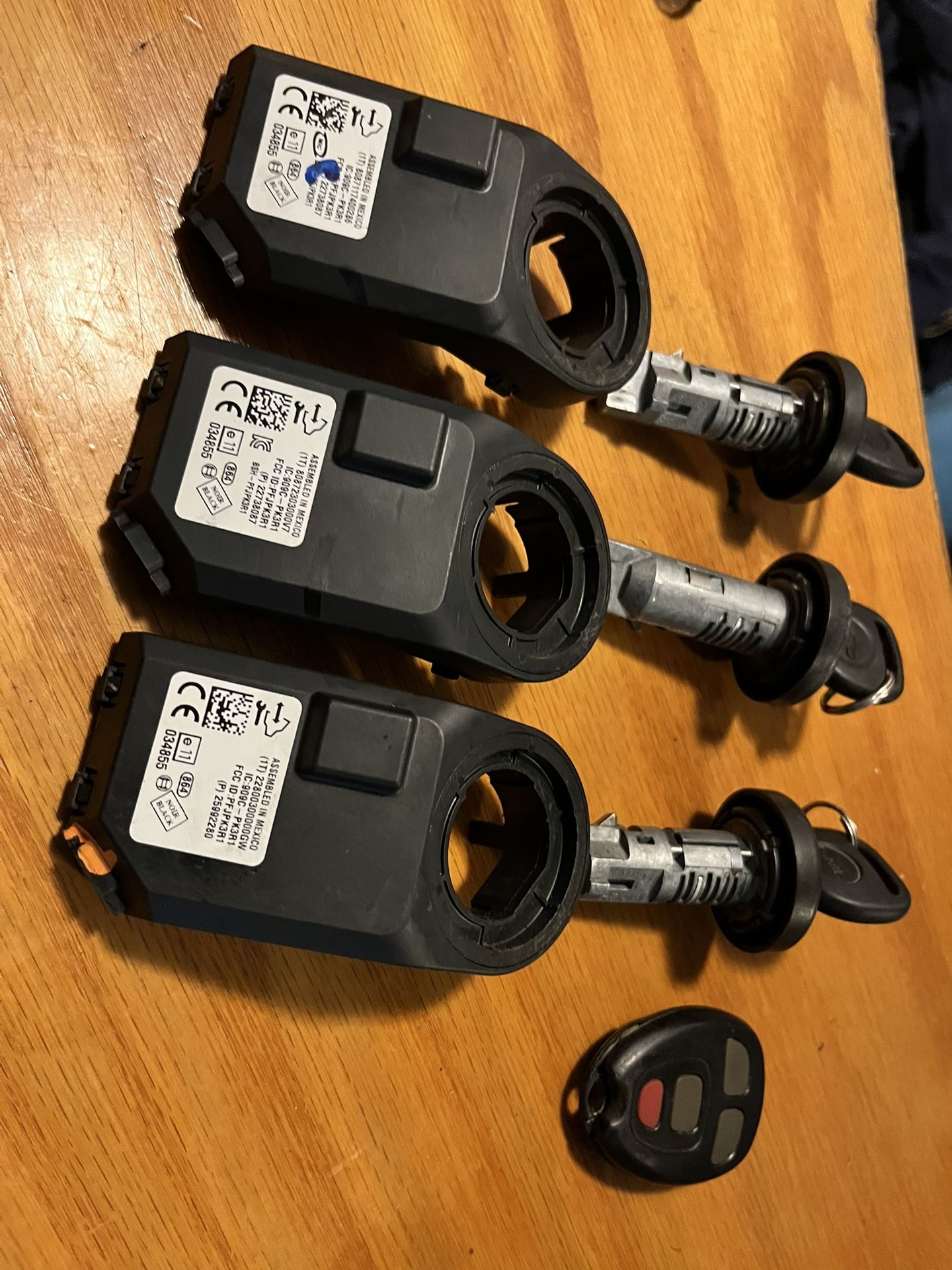 Chevy Key And Transponders Ignition