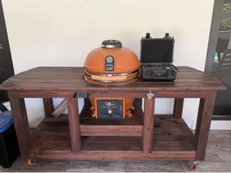 Vision ProZone Ceramic Egg Grill with Custom Stand & DigiQ Controller
