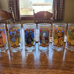 1989 Wizard Of Oz Coca-Cola Glasses