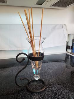 Clear Glass Fragrance Diffuser With Stand
