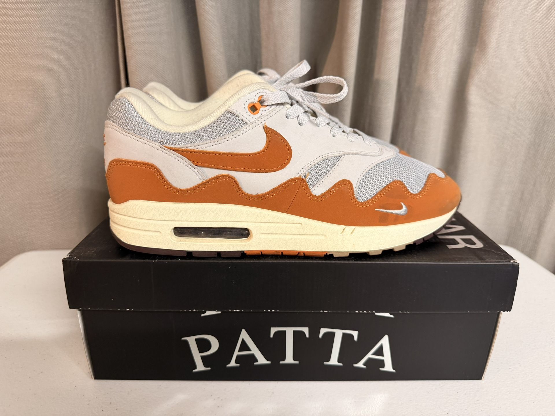 Nike x Patta Air Max 1 Waves Monarch US 10.5