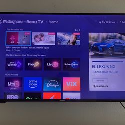 Westinghouse 55in tv Roku