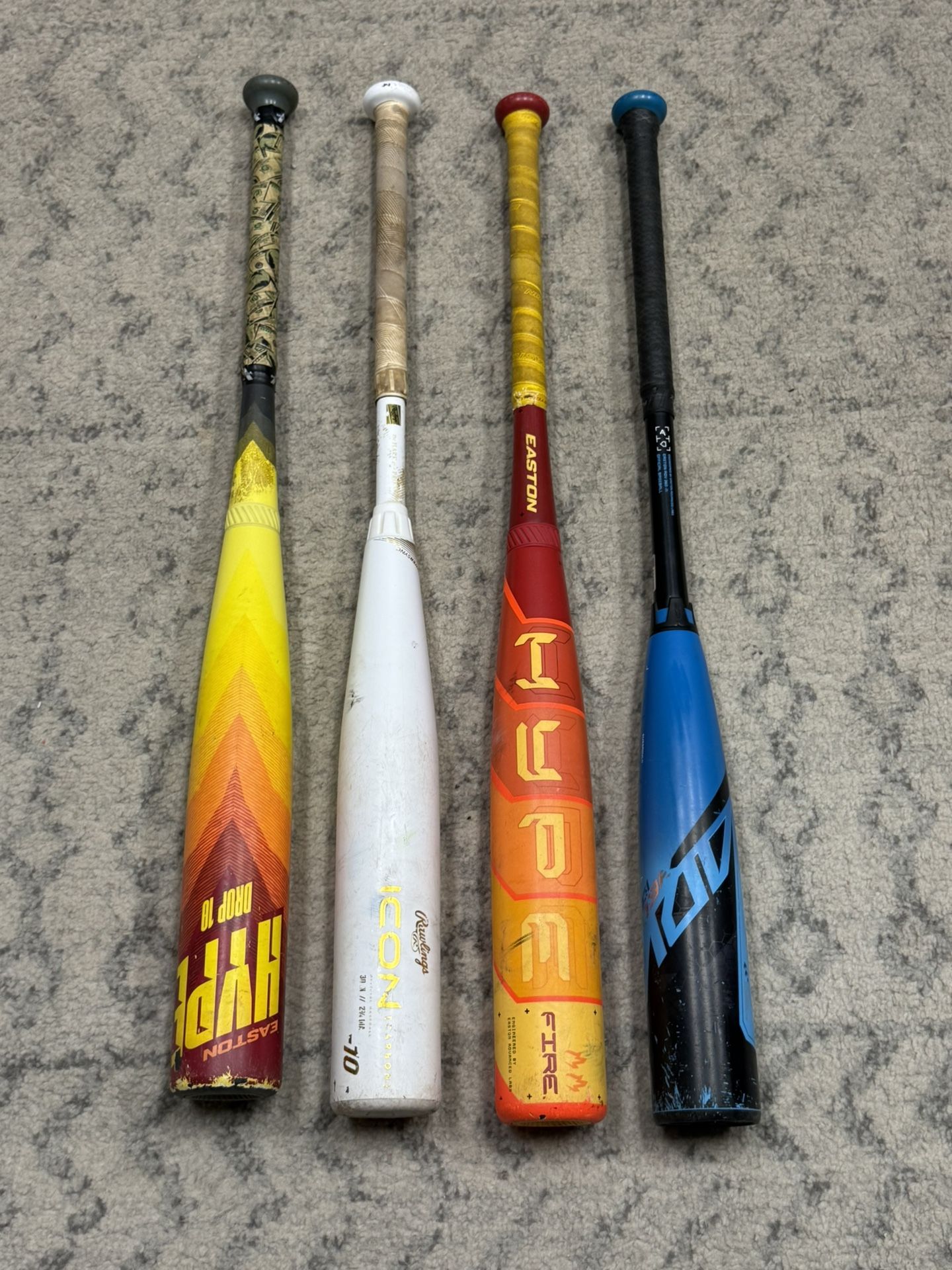 USSSA AND USA 30” Bats Easton And Rawlings