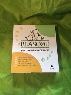 Blascoe - Pet Carrier Backpack