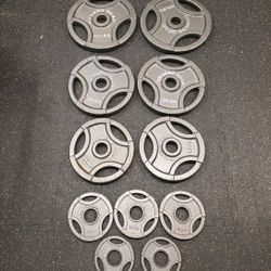 Olympic Weight Plate Set (230 lbs Total Weight)