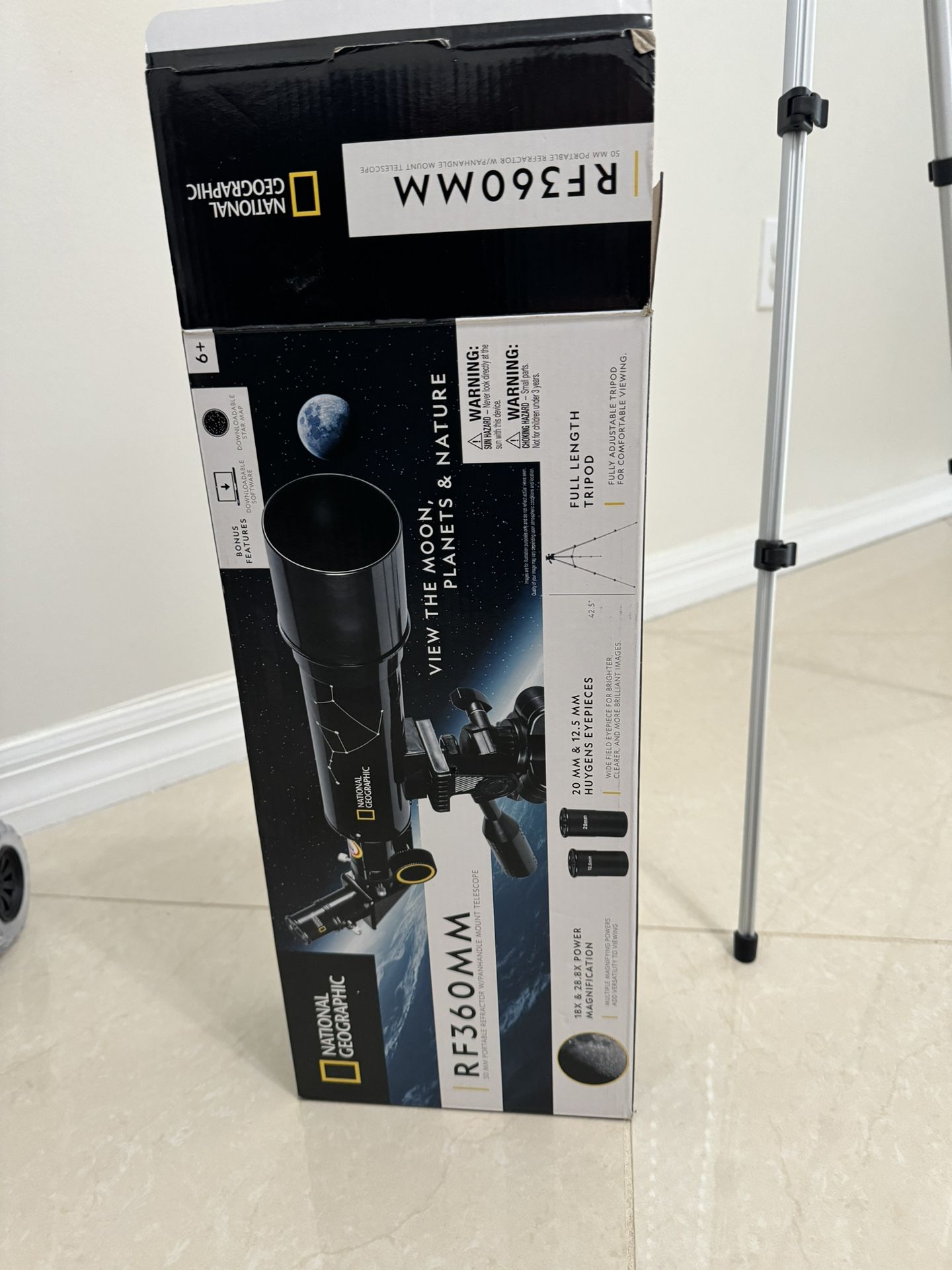 National Geographic 50mm Portable Refractor Telescope - RF360MM