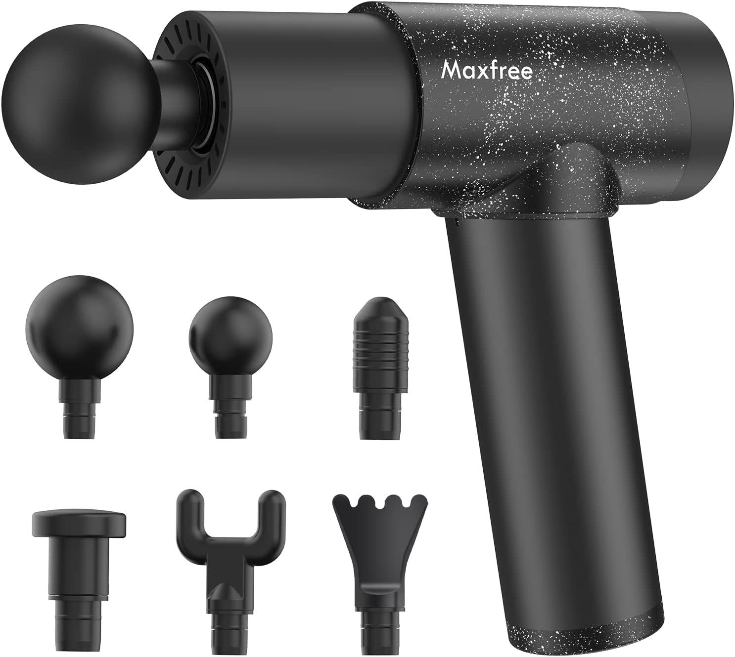 Handheld Muscle Massage Gun Deep Tissue for Athletes, Percussion Electric Massagers for Neck, Back, Shoulder, Body Pain Relief, LCD Touch Screen with