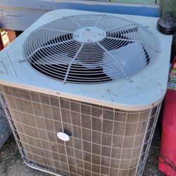 Large Air Conditioners Removed From A Garden Building