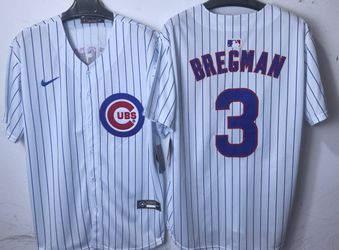 Chicago Cubs Alex Bregman Jersey M-XL Sizes