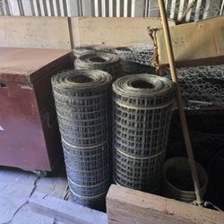 8 Rolls Of Welded Wire Mesh Fencing