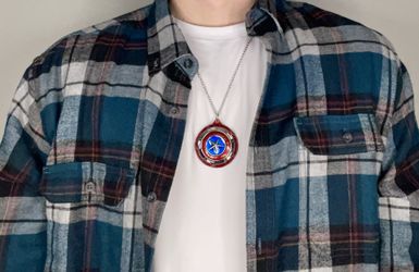 Capsicle Captain America Necklace |Avenger Cap |Gift |Gifts |Gift for her | Gift for Him | Avengers Fan's Gift | Steve Rogers | Falcon