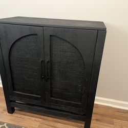 Kirklands Black Cabinet