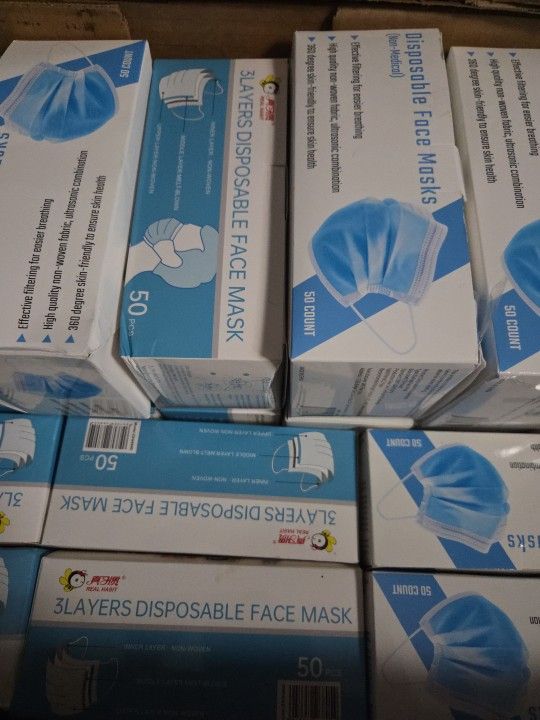 1,050 3ply Face Masks