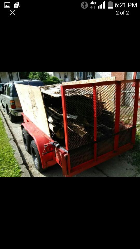 Double axle trailer