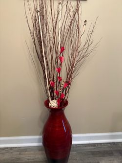 2 Vases 20 and 22 inches high &25