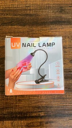 Brand New UV LED Nail Lamp – Gooseneck with Clamp (Quick Drying)