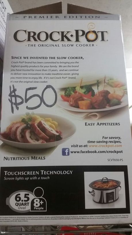Crock pot in box