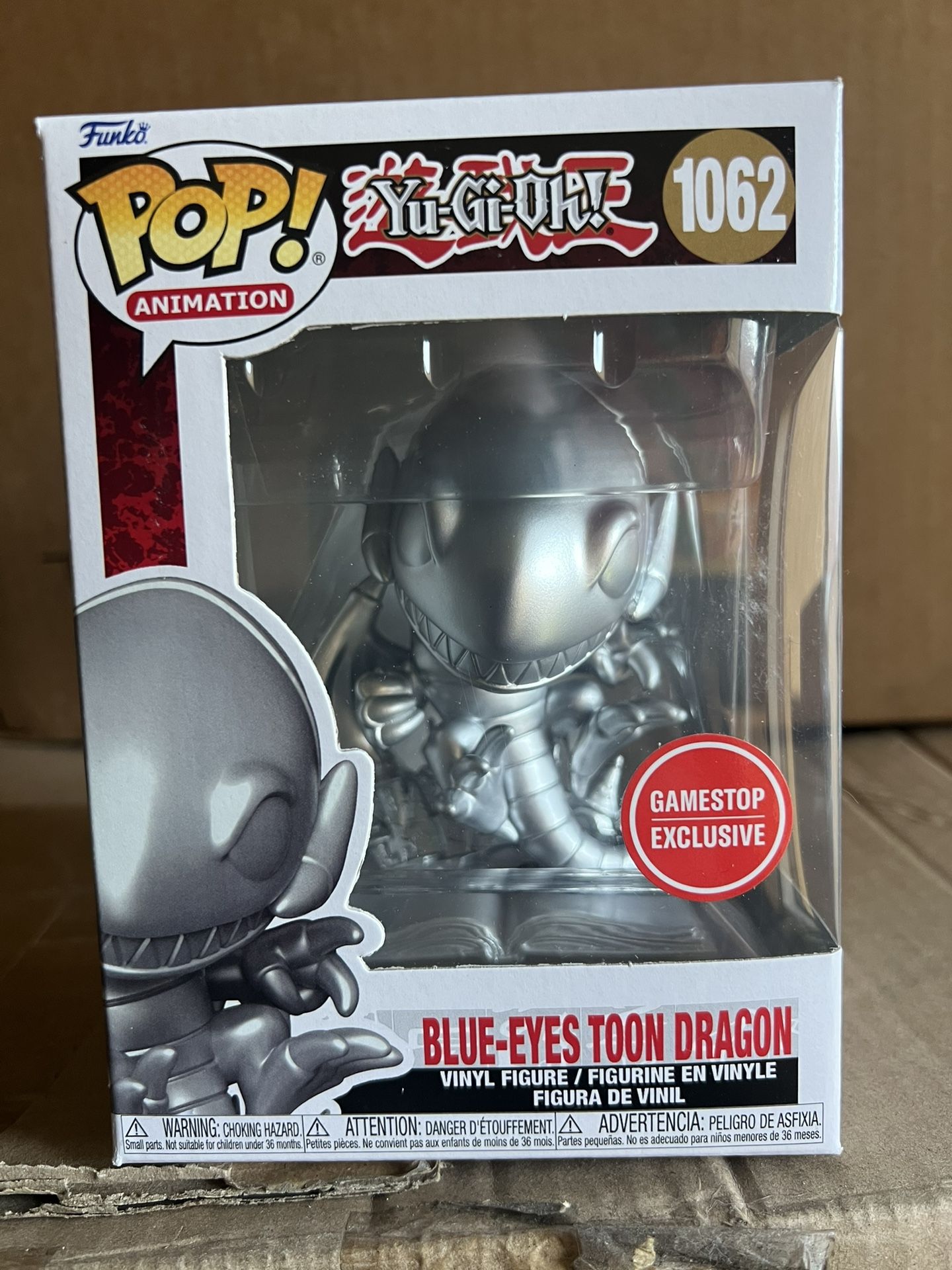 1062 Blue Eyes Toon Dragon (silver) GameStop 