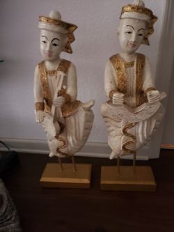 Sculpture 2 pieces pair