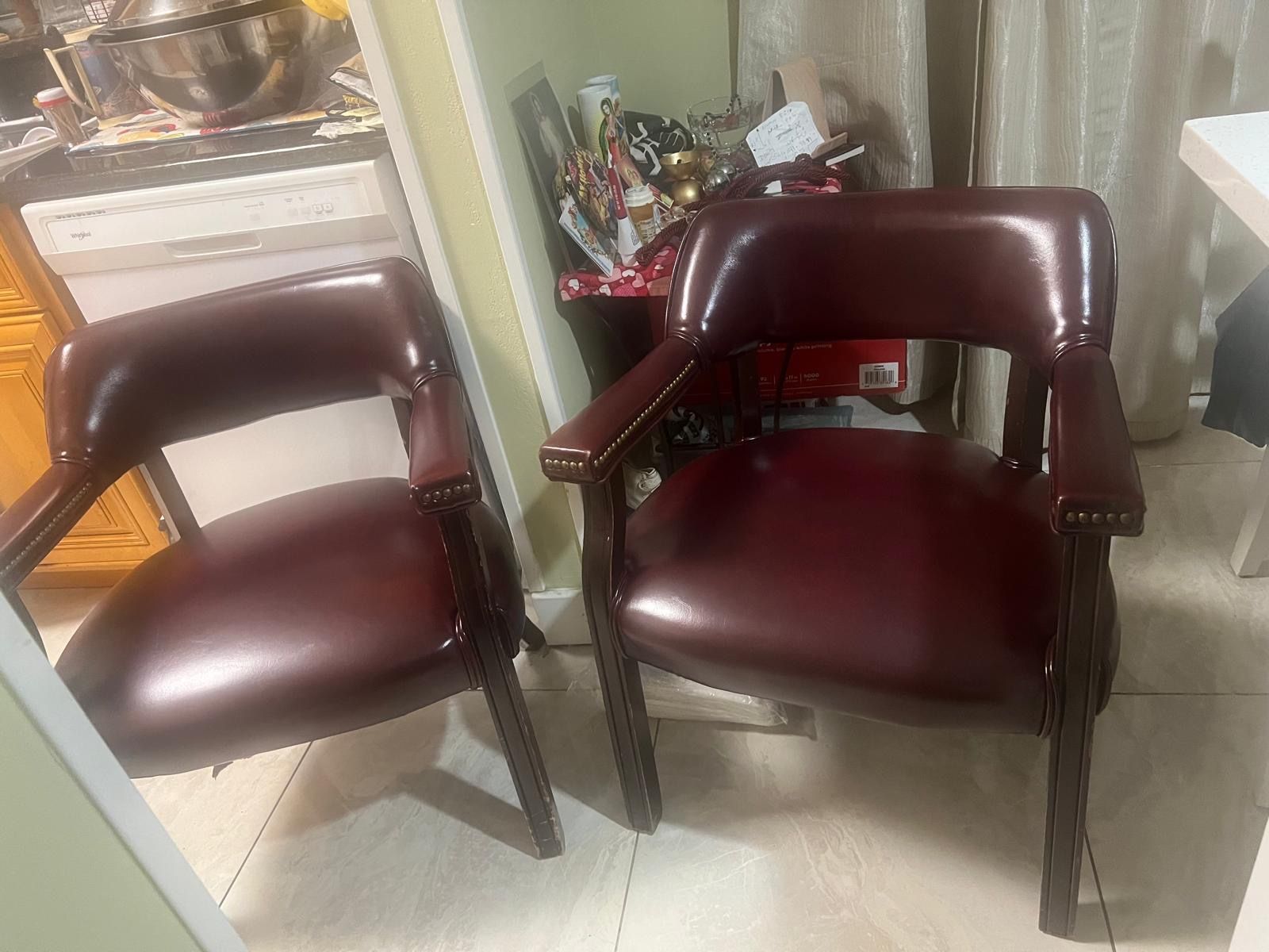 Leather Chairs 