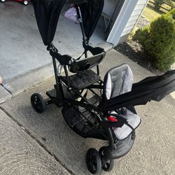 Sit And Stand Stroller Like New 