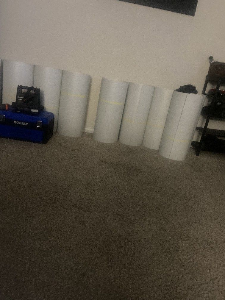 White aluminum coil