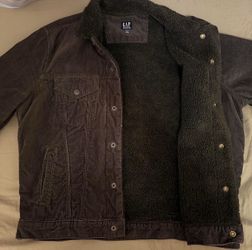 GAP Sherpa-Lined Corduroy Jacket