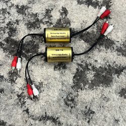Stereo Noise Hum Suppressor Isolation Transformer.