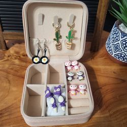 New Earrings Lot and Box