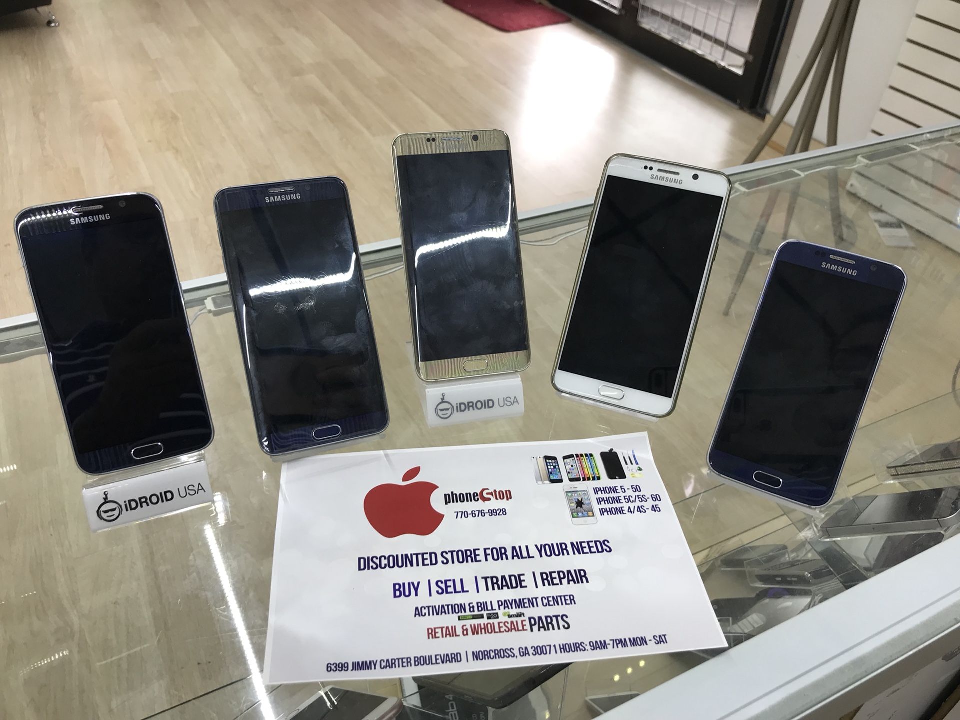 Buying all phones at phone stop Jimmy carter