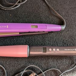 Remington Hair Straightener And Curling Wand 