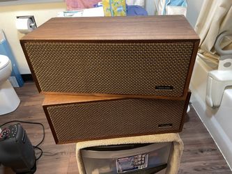 Vintage Home Wooden Speakers 
