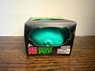 Schylling NeeDoh Funky Pup Teal Blue Squishy Sensory Fidget Toy New