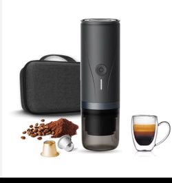 Portable espresso coffee maker