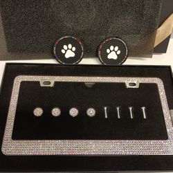 Rhinestone Licence Plate Frame $30