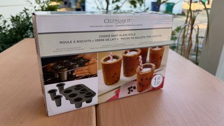 Brand New Celebrate It Cookie Shot Glass Baking Mold (Silicone Pan)