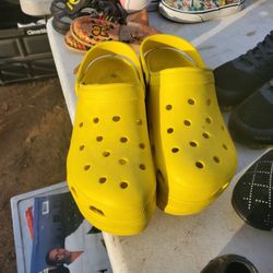 High Heel Crocs Size 7