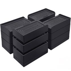 Furniture Risers 4 inch, Heavy Duty Furniture Elevator in Heights of 1.5, 3 o...