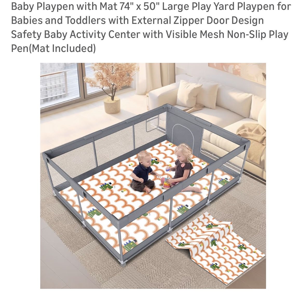 Baby toddler playpen